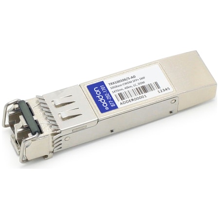 AddOn Infinera TRX100106/5 Compatible TAA Compliant 10GBase-CWDM SFP+ Transceiver (SMF, 1470nm, 40km, LC, DOM)